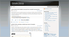 Desktop Screenshot of pattersonc.com